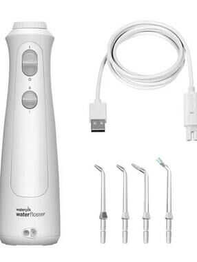 * One time used - Waterpik Waterflosser Cordless Pearl WF-13W White